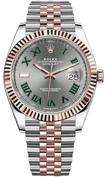 Datejust 41 mm, Oystersteel and Everose gold-Rolex