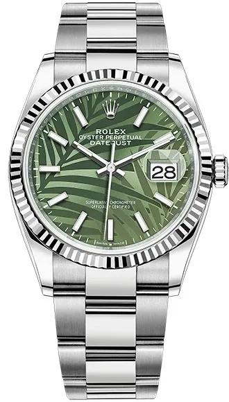 Datejust 36mm Steel and White Gold-Rolex