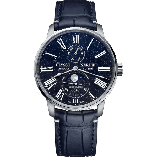 Ulysse Nardin Marine Torpilleur Moonphase Aventurine 42 мм