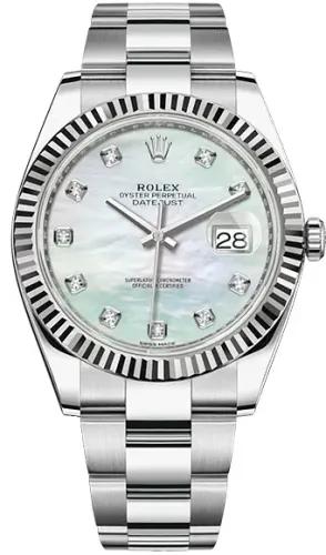 Rolex Datejust 41 mm, Oystersteel and white gold