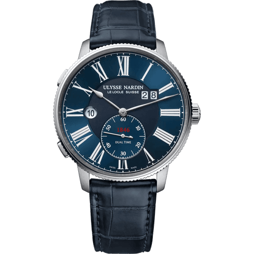 Ulysse Nardin Marine Torpilleur Dual Time 44 mm