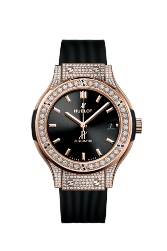 Hublot Classic Fusion King Gold Pavé 38 мм