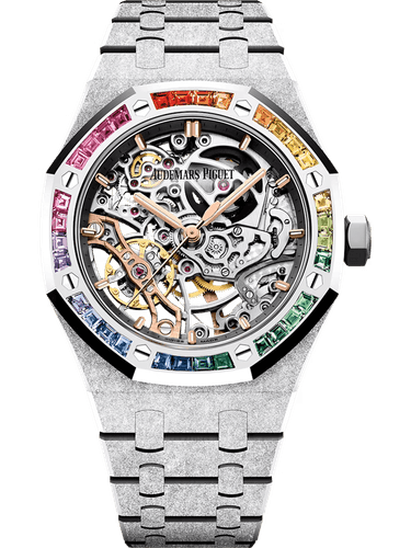 Audemars Piguet Frosted Gold Double Balance Wheel Openworked