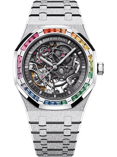 Audemars Piguet Frosted Gold Double Balance Wheel Openworked