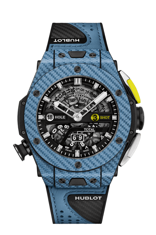 Unico Golf Sky Blue Carbon 45 mm-Hublot